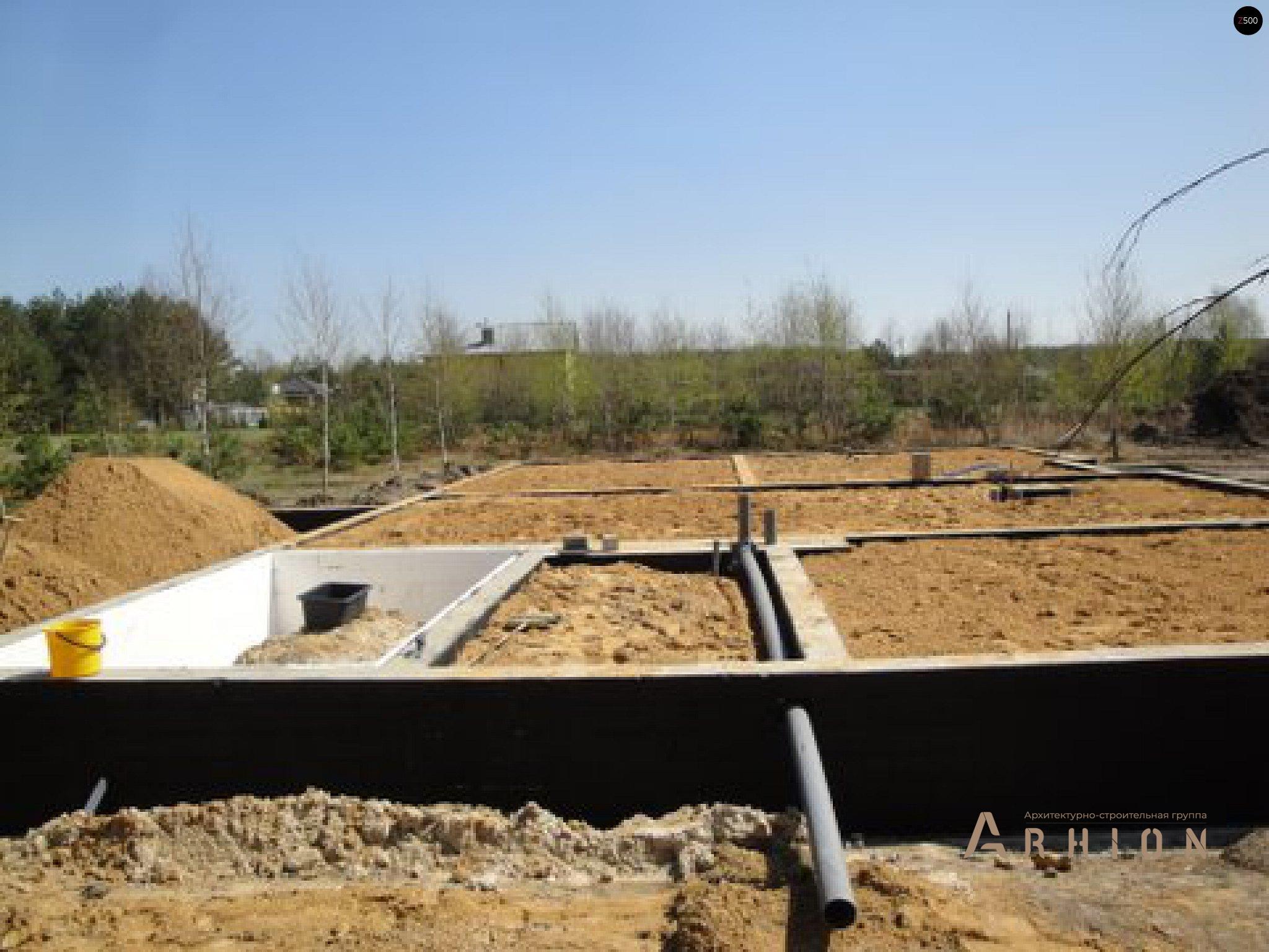 2. Проект одноэтажного дома в современном стиле с четырехскатной, Z123, площадью - 157 кв c терассой, гаражом