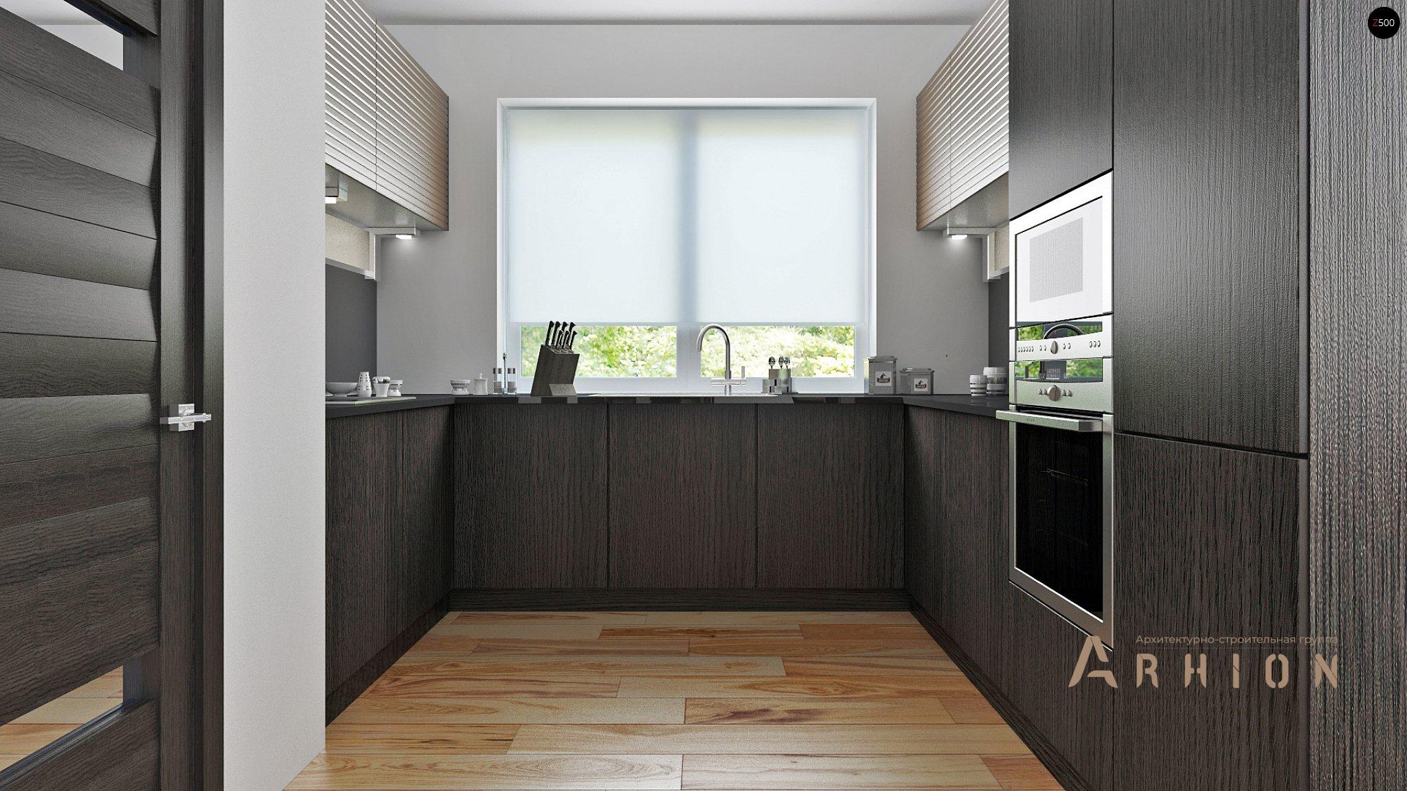 5. Проект одноэтажного дома в европейском стиле с двускатной кровлей, Z89, площадью - 139 кв c мансардой, терассой, балконом, эркером