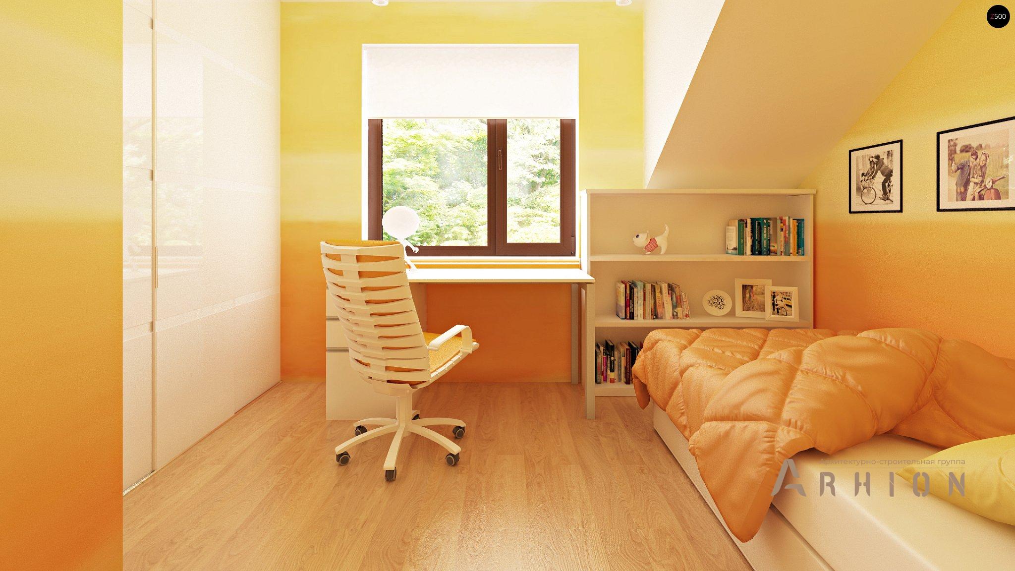 6. Проект одноэтажного дома в европейском стиле с многоскатной кровлей, Zb7, площадью - 273 кв c мансардой, терассой