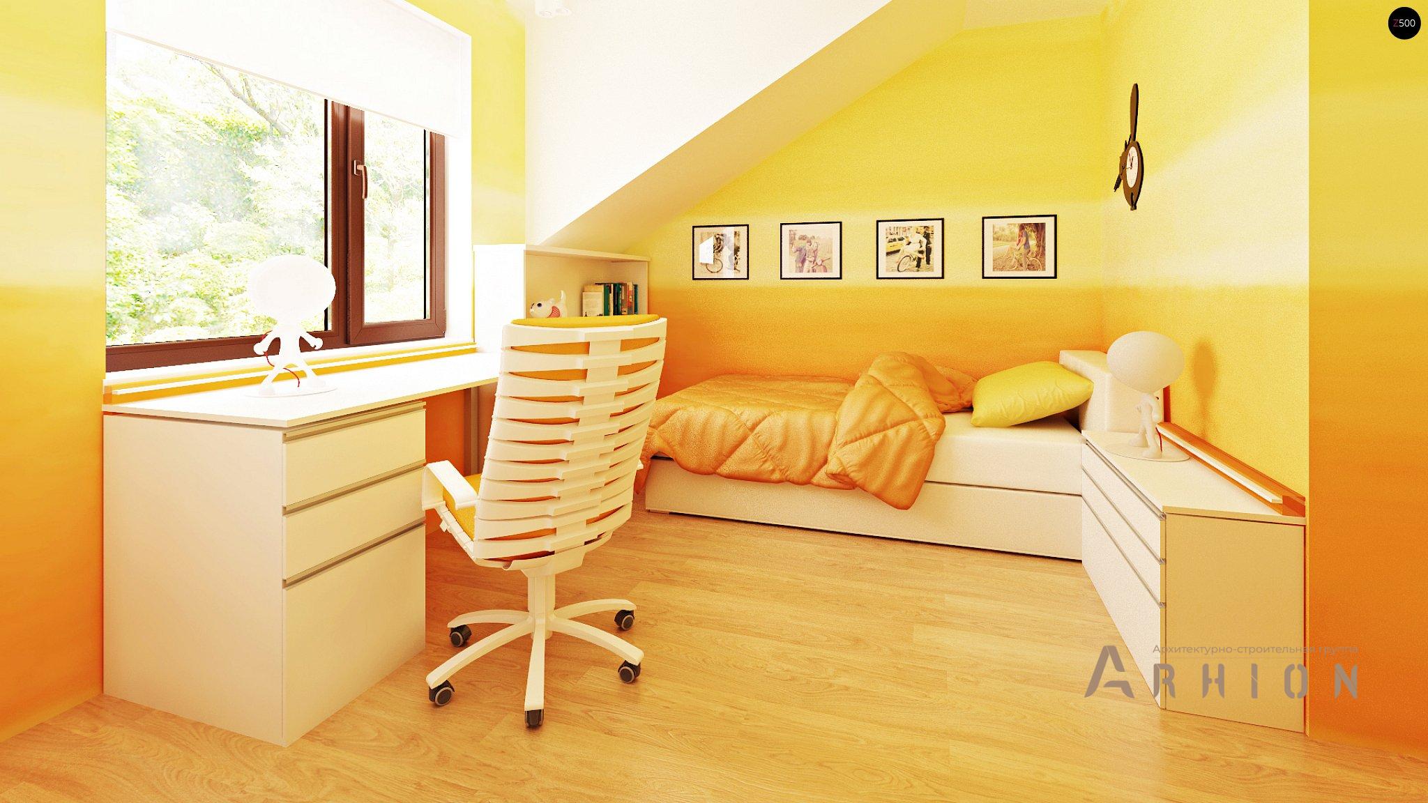 7. Проект одноэтажного дома в европейском стиле с многоскатной кровлей, Zb7, площадью - 273 кв c мансардой, терассой