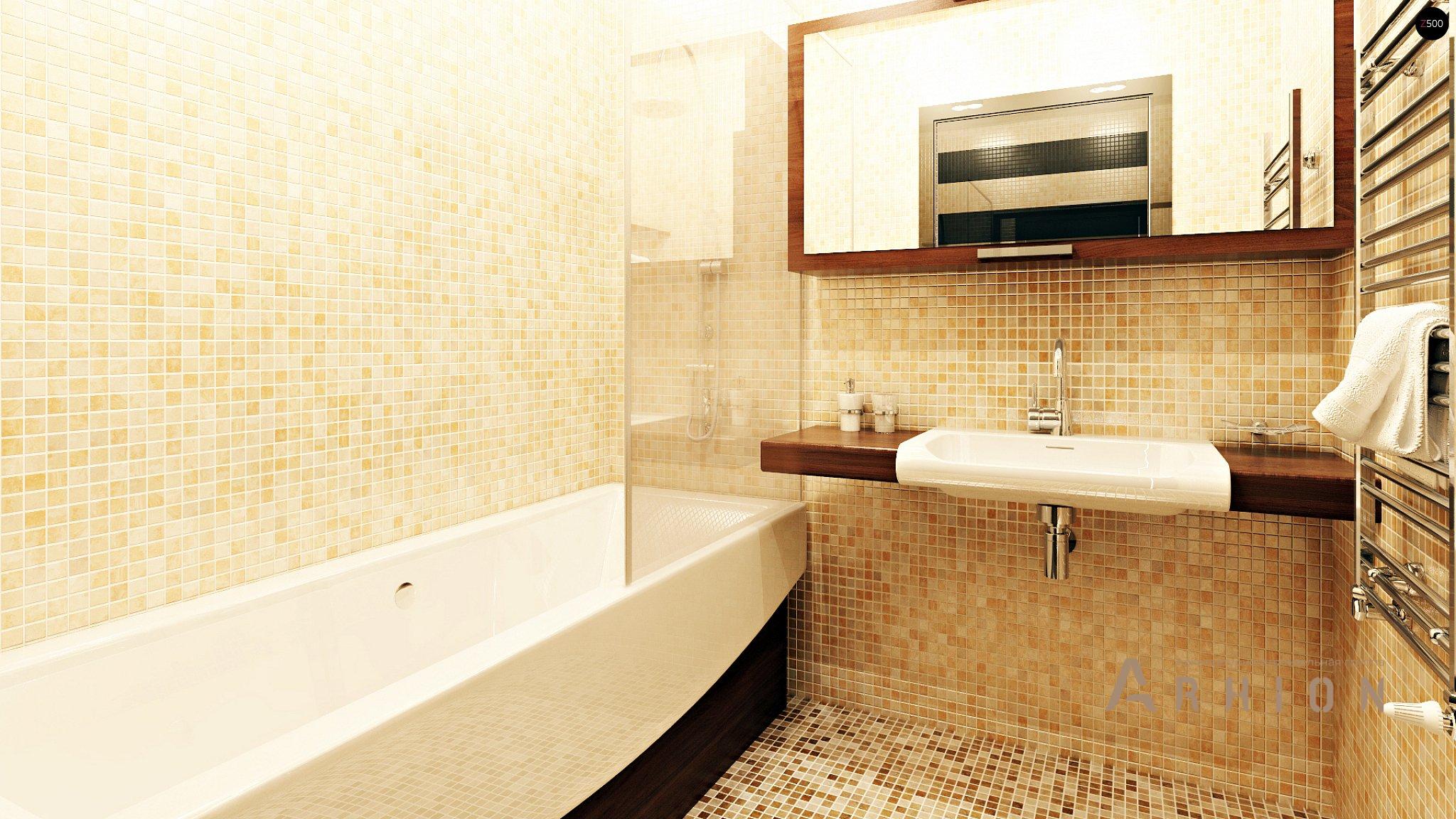 11. Проект одноэтажного дома в европейском стиле с многоскатной кровлей, Zb7, площадью - 273 кв c мансардой, терассой