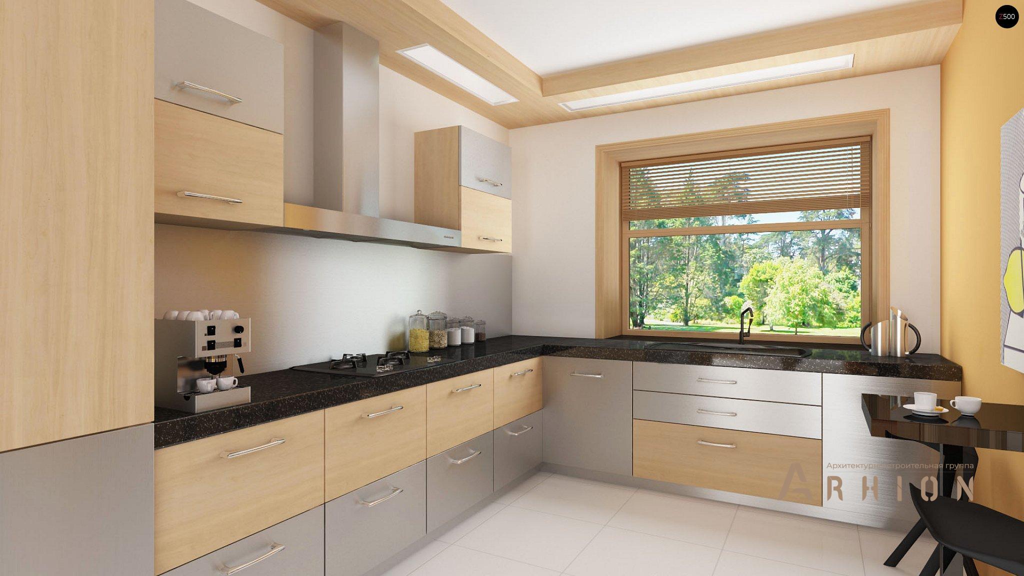 6. Проект двухэтажного дома в современном стиле с четырехскатной, Zx12, площадью - 206 кв c терассой, балконом, гаражом