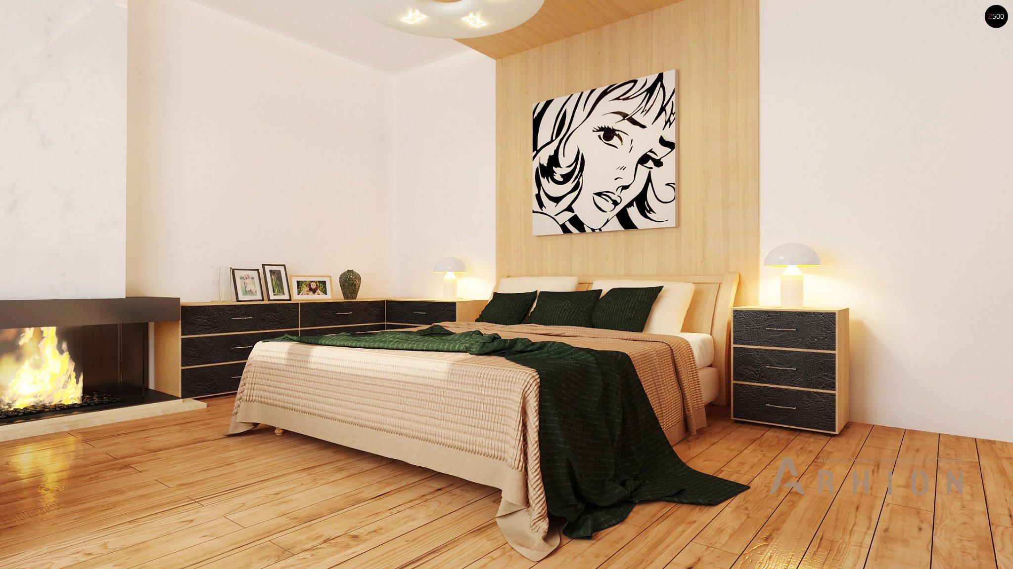 9. Проект двухэтажного дома в современном стиле с четырехскатной, Zx12, площадью - 206 кв c терассой, балконом, гаражом