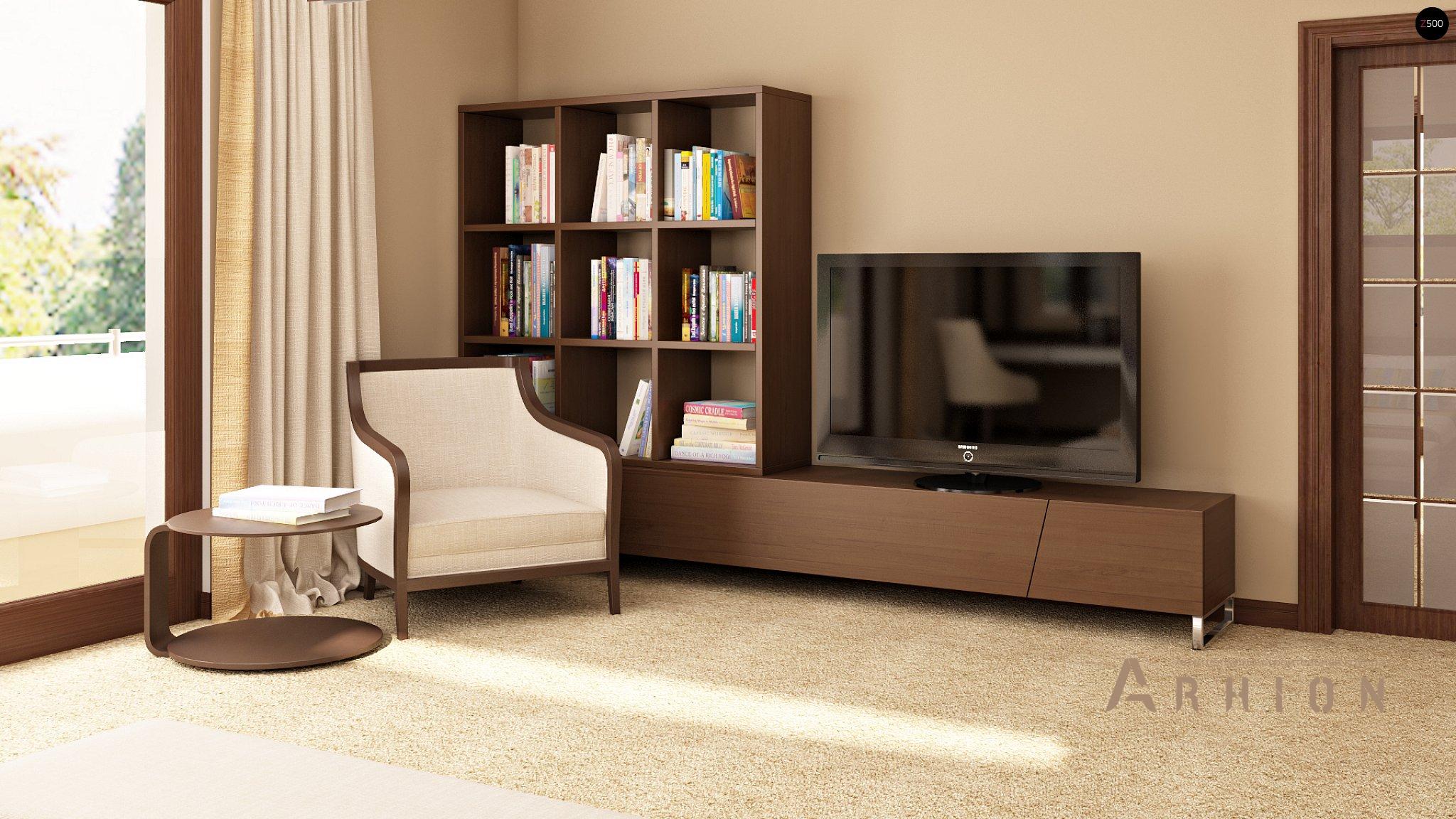 9. Проект двухэтажного дома в стиле хай-тек с плоской кровлей , Zx15, площадью - 295 кв c терассой, гаражом