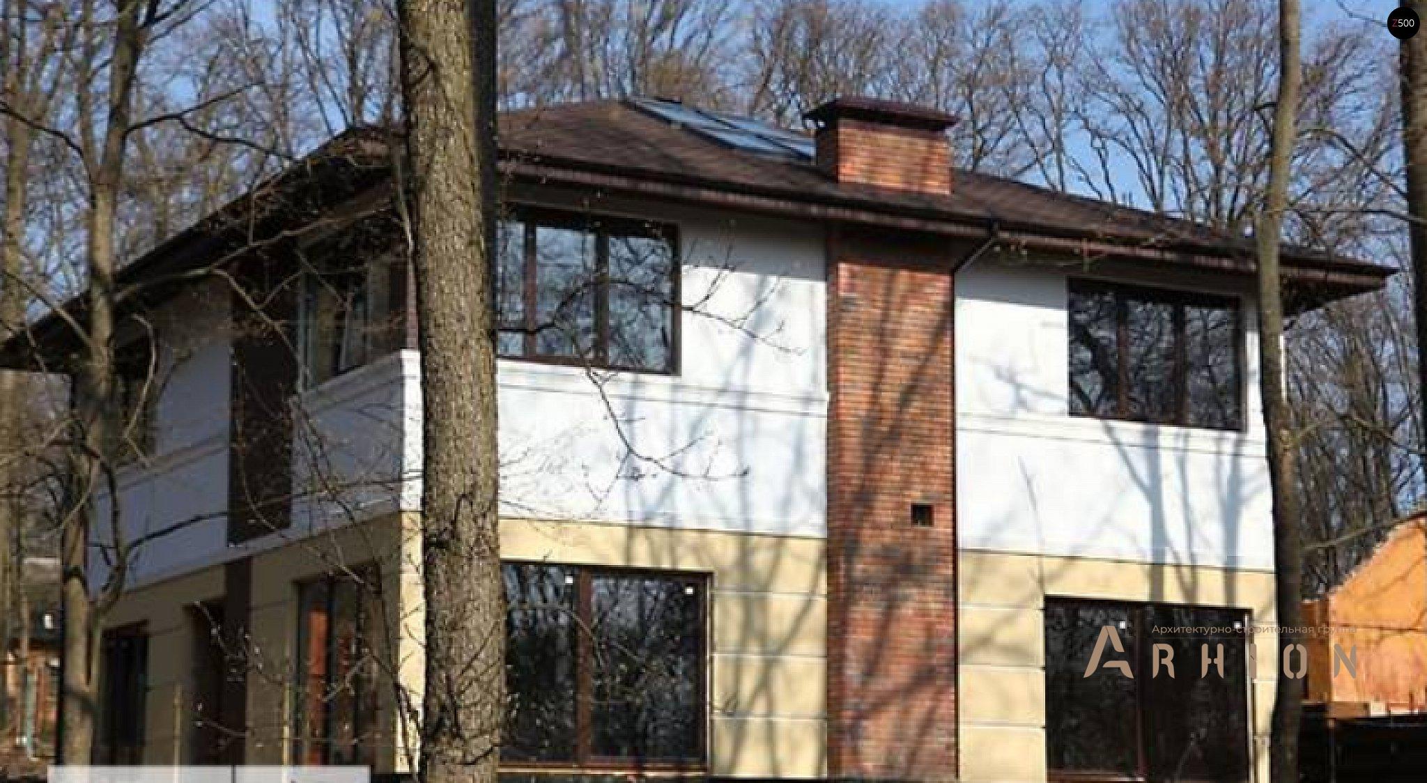 3. Проект двухэтажного дома в современном стиле с четырехскатной, Zx2, площадью - 187 кв c терассой, гаражом, вторым светом