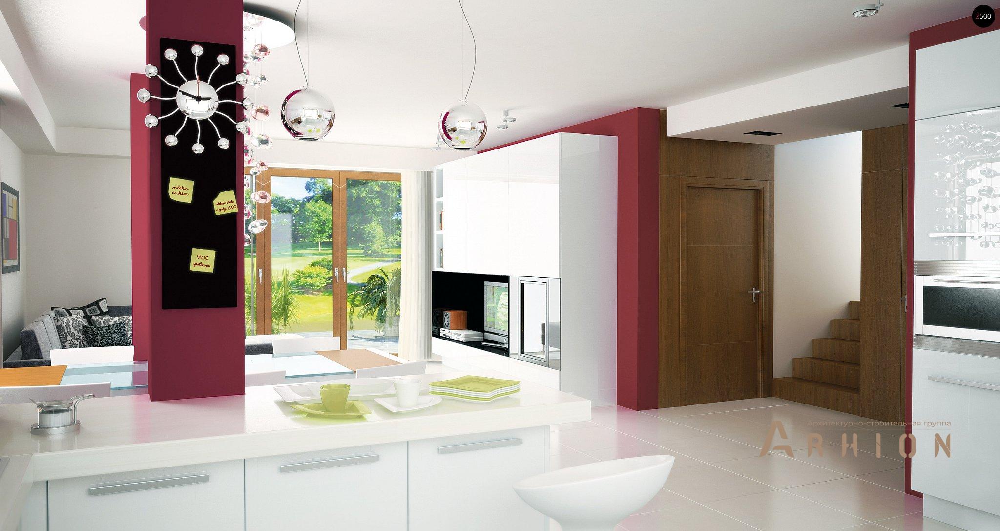 4. Проект двухэтажного дома в современном стиле с четырехскатной, Zx29, площадью - 193 кв c терассой, балконом, гаражом