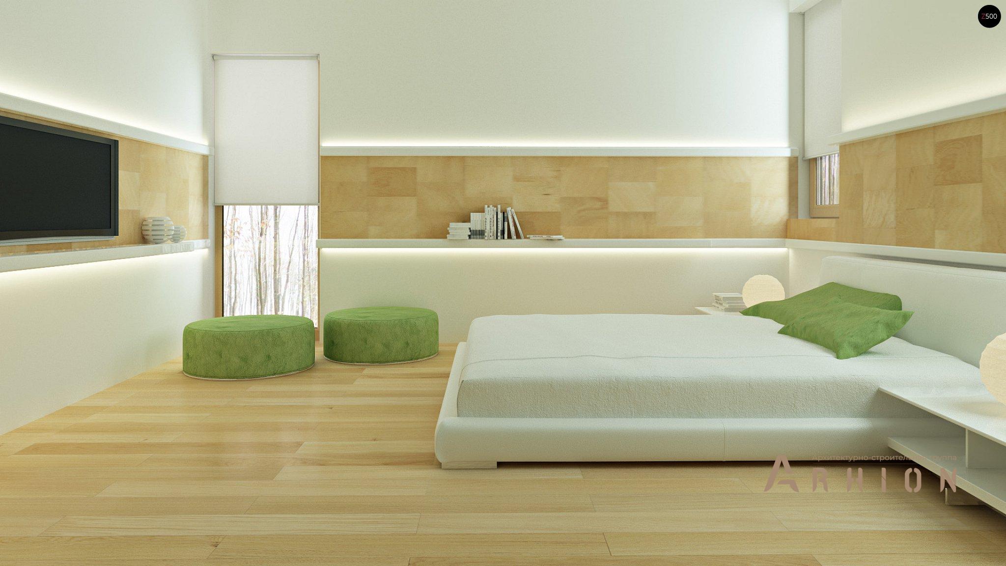 8. Проект двухэтажного дома в современном стиле с четырехскатной, Zx47, площадью - 134 кв