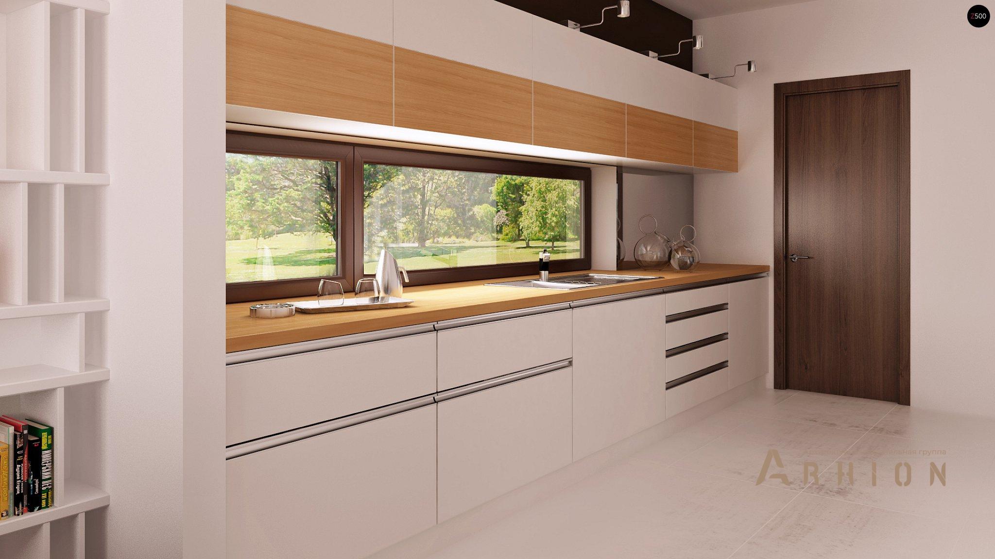 5. Проект одноэтажного дома в канадском стиле с двускатной кровлей, Zx50, площадью - 206 кв c мансардой, терассой, балконом, гаражом